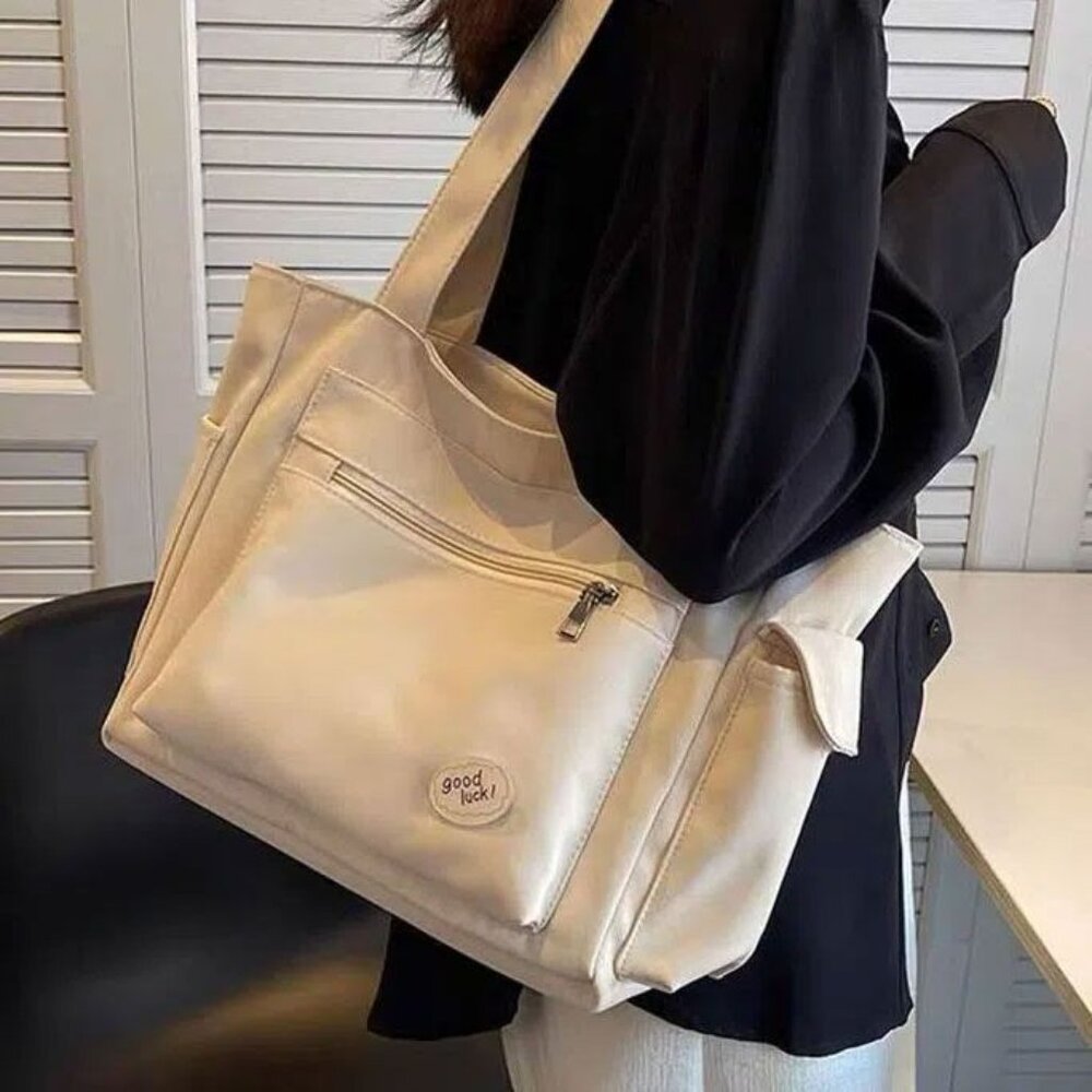 1 Canvas Commuting messenger bag for women, large capacity, underarm  bag #206